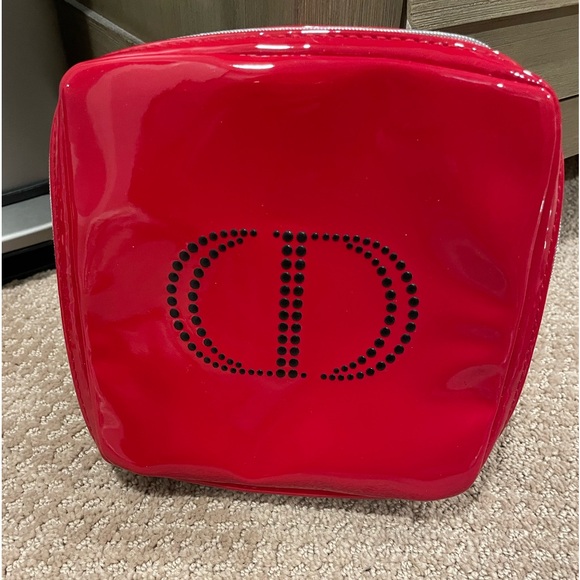 Christian Dior CD Logo Makeup Cosmetic Bag Clutch Pouch. - Picture 1 of 4